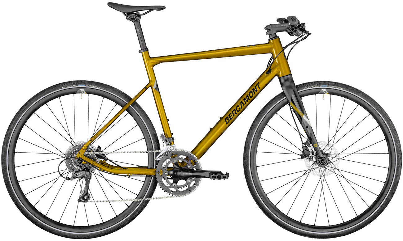 Фотография Велосипед Bergamont Sweep 4 28" размер M 2021 желтый